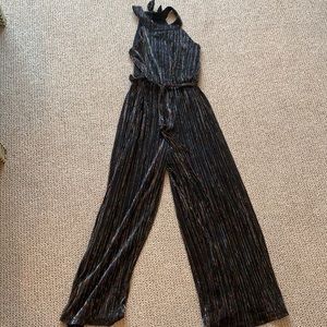 Black sparkly romper